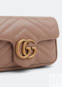 Сумка кросс-боди GUCCI GG Marmont super mini, розовый 476433DTDCT5729 | Pink фото 4