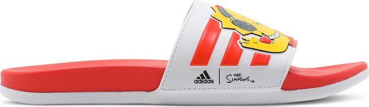 Шлепанцы Adidas The Simpsons x Wmns Adilette Comfort Slides, белый GV7251 | White фото 1