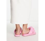 Розовые стеганые шлепанцы Simmi London Vetta SIMMI Shoes 5056448774824 | PINK фото 2