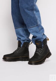 Ботильоны на шнуровке Dr. Martens, черный