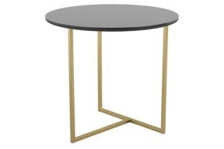 Стол журнальный Альбано Glass Черная Lacobel Стекло МДФ