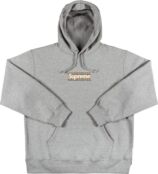 Толстовка Supreme x Burberry Box Logo Hooded Sweatshirt 'Heather Grey', сер SS22SW45 HEATHER GREY | Grey фото 1