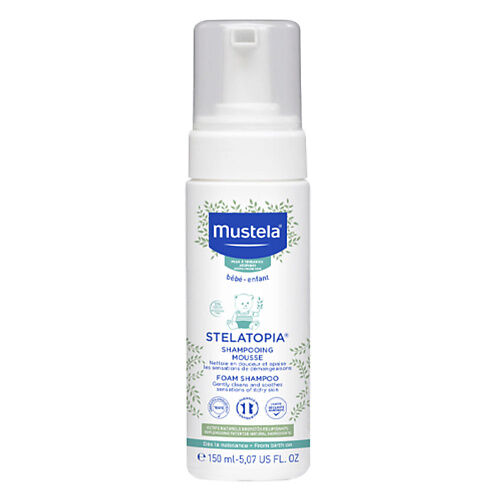 MUSTELA Гиполлергенный шампунь-мусс Stelatopia Foam Shampoo для чувствитель MPL336222 фото 1