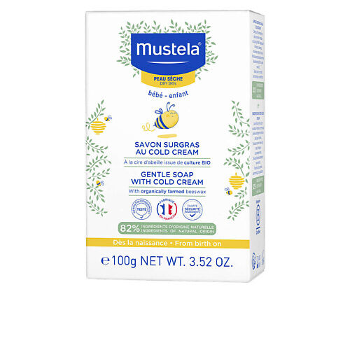 MUSTELA Ухаживающее детское мыло для лица и тела  Gentle Soap with Cold Cre MPL256231 фото 1