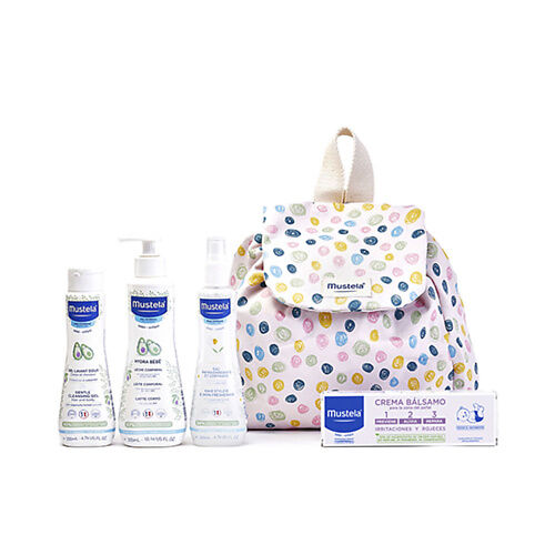 MUSTELA Набор для купания и ухода за кожей малыша Little Moments Polka Dot MPL337041 фото 1