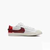 Кеды Nike Blazer Blazer Low '77 Jumbo, белый/темно-красный DQ1470 104 | White фото 3