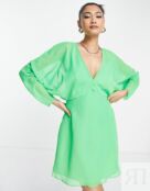 Мягкое платье мини с крыльями летучей мыши ASOS DESIGN 116898657 фото 1