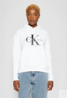 Толстовка с капюшоном Calvin Klein Jeans, белый