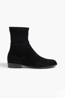 Ботильоны Lilene из замши STUART WEITZMAN, черный