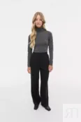 Брюки широкие modern classic черного цвета YouStore FW24/S/PSL/008/BL фото 2