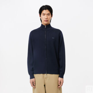 Мужской шерстяной кардиган Lacoste на молнии