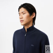 Мужской шерстяной кардиган Lacoste на молнии фото 3