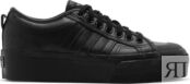 Кроссовки Adidas Wmns Nizza Platform 'Triple Black', черный FW0266 | Black фото 1