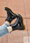 Ботильоны на шнуровке Dr. Martens, черный DO2-f27-0020-01 | black фото 1