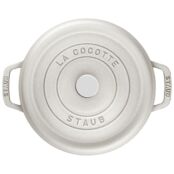 Кокот круглый, 3,8 л, 24 см, белый трюфель, La Cocotte, Staub Staub 11024107 фото 5