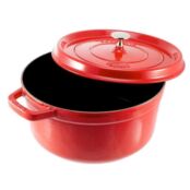 Кокот из чугуна 3,8 л, 24 см, вишневый, круглый, La Cocotte, Staub Staub 1102406 фото 4