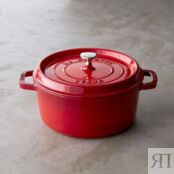 Кокот из чугуна 3,8 л, 24 см, вишневый, круглый, La Cocotte, Staub Staub 1102406 фото 5