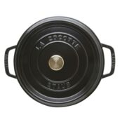 Кокот Staub, чугунный, круглый, объем 3.8 л, диаметр 24 см, черный Staub 1102425 фото 4