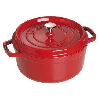 Кокот круглый, 5,25 л, 26 см, вишневый, La Cocotte, Staub Staub