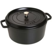 Кокот круглый, 8,35 л, 30 см,  черный, La Cocotte, Staub Staub 1103025 фото 1