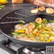 Вок со стеклянной крышкой, 4,4 л, 30 см, черный, Staub Staub 1312923 фото 4