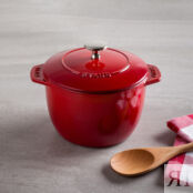 Кокот для риса из чугуна 1,5 л, 16 см, гранатовый, La Cocotte, Staub Staub 11721687 фото 2