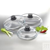 Крышка стеклянная для посуды AMT024, 24 см, Glass Lids, AMT Gastroguss AMT AMT024 фото 2