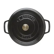 Кокот круглый, высокий, 24 см, 4,7 л черный, Staub Staub 12502423 фото 4