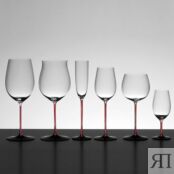 Бокал для вина Бордо Гран Крю 860 мл Riedel Sommeliers Black с красной ножк 4100/00R фото 4