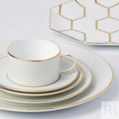 Тарелка закусочная Wedgwood Аррис 23 см, фарфор Wedgwood WGW-40007545 фото 4