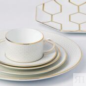 Блюдо овальное Wedgwood Аррис 33 см, фарфор Wedgwood WGW-40007542 фото 4