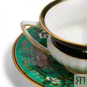 Чашка чайная с блюдцем Wedgwood Изумрудный лес 140 мл, фарфор Wedgwood WGW-1057270 фото 2