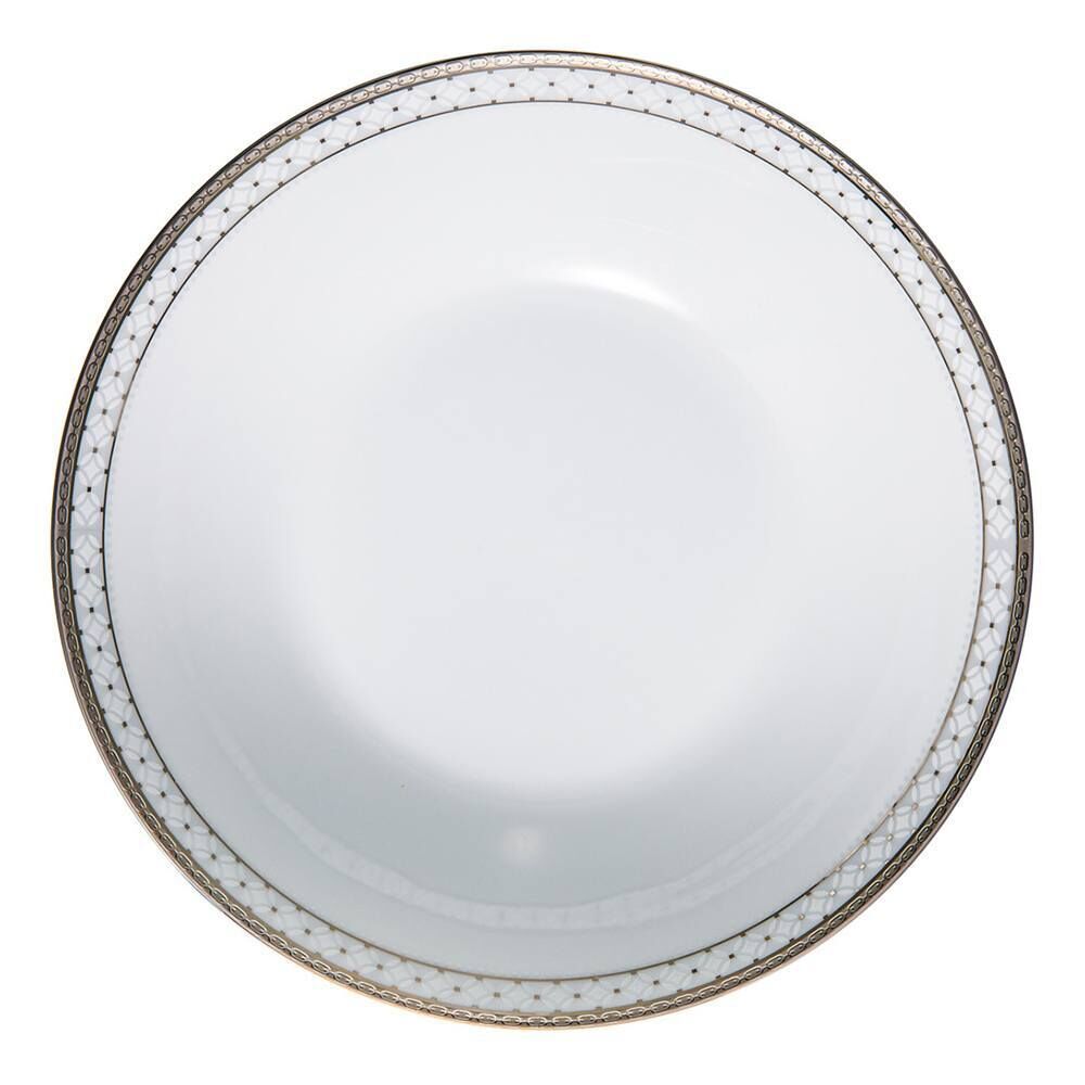 Тарелка для пасты Noritake Рочестер Платиновый кант 19 см Noritake NOR1703L/91997 фото 1