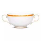 Чашка суповая с блюдцем Noritake Рочель Золотой кант 210 мл Noritake NOR4796-410/4796-411 фото 2