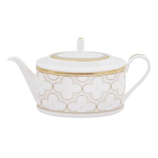 Чайник Noritake Трефолио, золотой кант 1,3 л, фарфор костяной Noritake