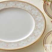 Блюдо овальное Noritake Трефолио, золотой кант 37 см Noritake NOR4945L/97244 фото 5