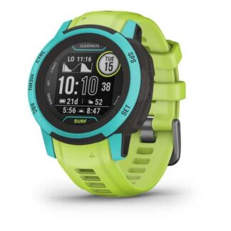 Умные часы Garmin Instinct 2S Surf Waikiki, голубой/салатовый