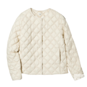 Куртка утепленная Uniqlo Warm padded quilted, белый 450314 | Off White COL01 фото 1