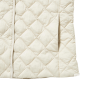 Куртка утепленная Uniqlo Warm padded quilted, белый 450314 | Off White COL01 фото 3