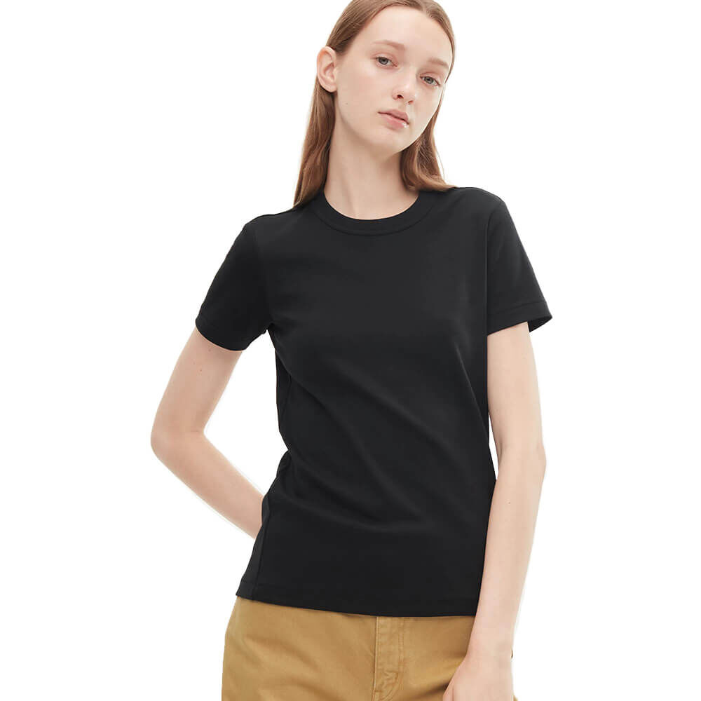 Футболка Uniqlo U Crew Neck, чёрный 452772 | Black COL09 фото 1