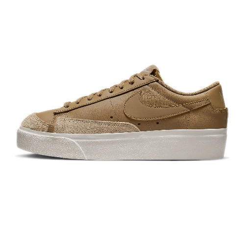 Кеды Nike Blazer Low Platform, светло-коричневый DJ0292 200 | Brown фото 1