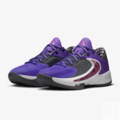 Баскетбольные кроссовки Nike Zoom Freak 4 "Lightning", фиолетовый DO9680 500 | Purple фото 2