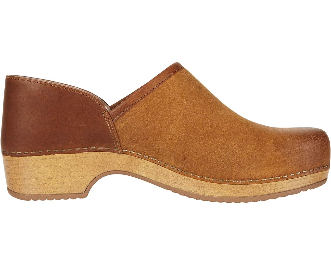 Сабо Brenna Dansko, коричневый 9420369 | Tan Burnished Suede фото 1