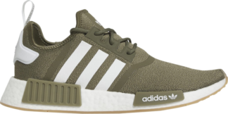 Кроссовки Adidas NMD_R1 'Olive Strata', зеленый