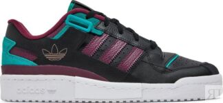 Кроссовки Adidas Forum Exhibit Low 'Black Victory Crimson', черный