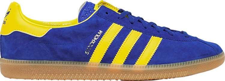 Кроссовки Adidas Stockholm 'Royal Blue Yellow Gum', синий H01819 | Blue фото 1