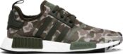 Кроссовки Adidas NMD_R1 'Duck Camo', зеленый D96617 | Green фото 1