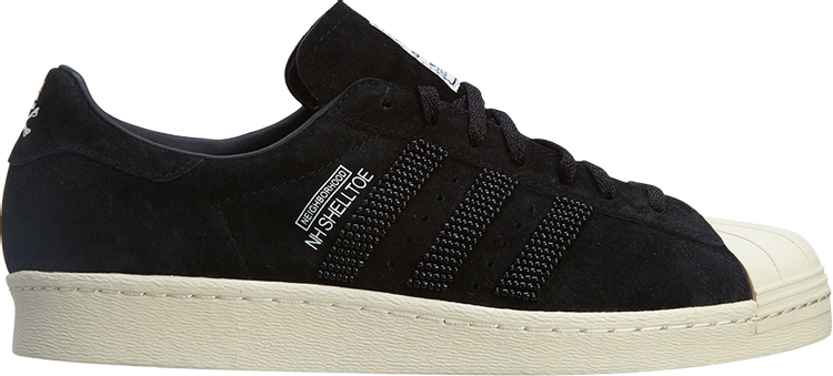 Кроссовки Adidas Neighborhood x Superstar Shelltoe 'Black', черный M25785 | Black фото 1