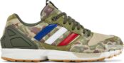 Кроссовки Adidas A Bathing Ape x Undefeated x ZX 5000 'Camo', зеленый Q34751 | Green фото 1