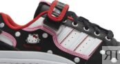 Кроссовки Adidas Hello Kitty x Wmns Forum Low 'Polka Dot', черный GW7167 | Black фото 3